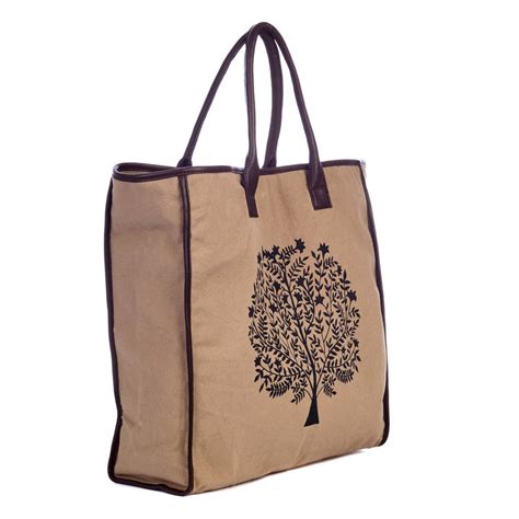 tree of life canvas shopper bag by paper high | notonthehighstreet.com