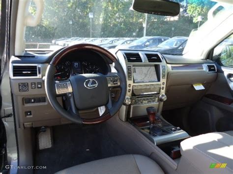 2013 Lexus GX 460 Sepia/Auburn Bubinga Dashboard Photo #72148740 | GTCarLot.com