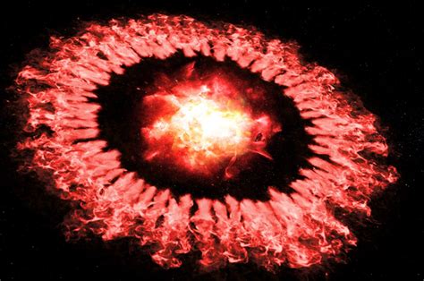 Cosmic dust survives obliteration in massive red supernova, NASA shows in stunning visual ...