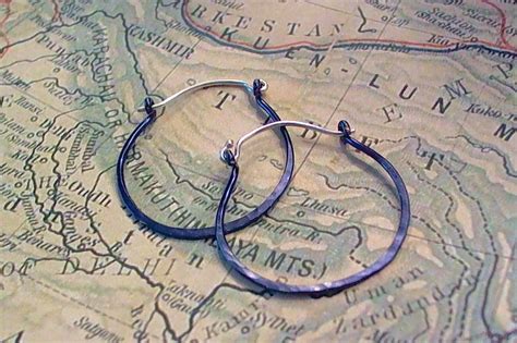 Hoop earrings | Hoop earrings made from sterling silver and … | Flickr