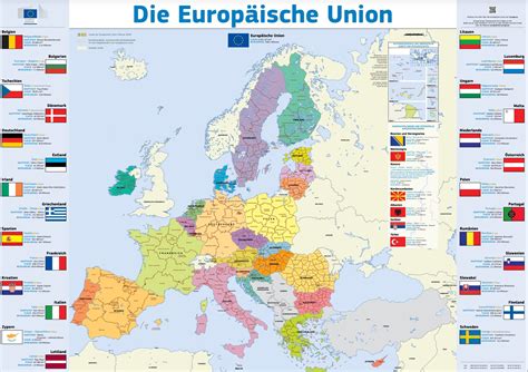 Europäische Union Karte