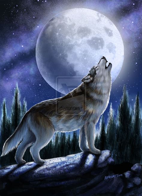 Howling Wolf in the moonlight - Wolves Photo (37008069) - Fanpop