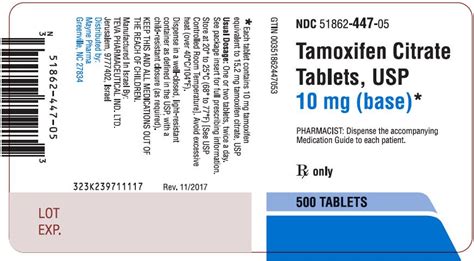 Tamoxifen - FDA prescribing information, side effects and uses