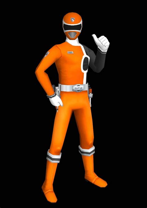 Orange Power Ranger Costume - img-cahoots