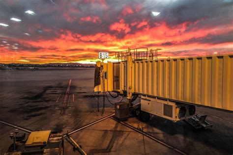 Free Stock Photo of Airport Sunset | Download Free Images and Free ...