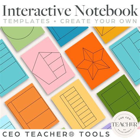 Interactive Notebook Templates - Etsy