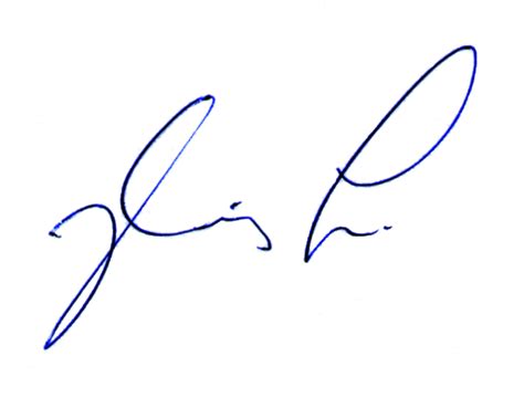 Transparent Blue Signature - Signature With Blue Ink - (721x549) Png Clipart Download