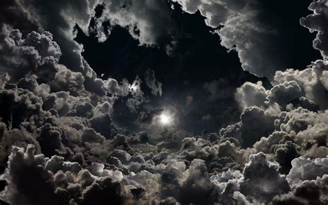 Cloudy Night Sky Wallpapers - Top Free Cloudy Night Sky Backgrounds - WallpaperAccess