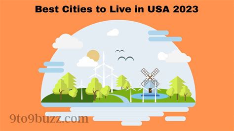 Best Cities to Live in USA 2023 - 9to9buzz