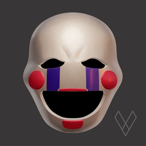 STL file Puppet FNAF Mask・Design to download and 3D print・Cults