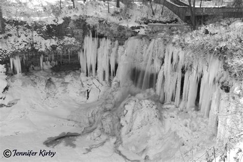 Frozen Minnehaha Falls, Well, Almost - Minneapolis St Paul Luxury Real Estate Blog