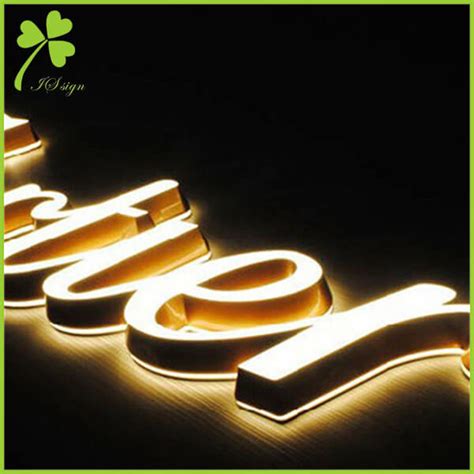 Custom Indoor Business Signs Mini Acrylic Lighted Letters | IS LED SIGN