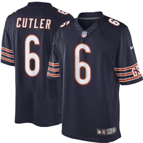 Nike Jay Cutler Chicago Bears Youth Navy Blue Limited Jersey