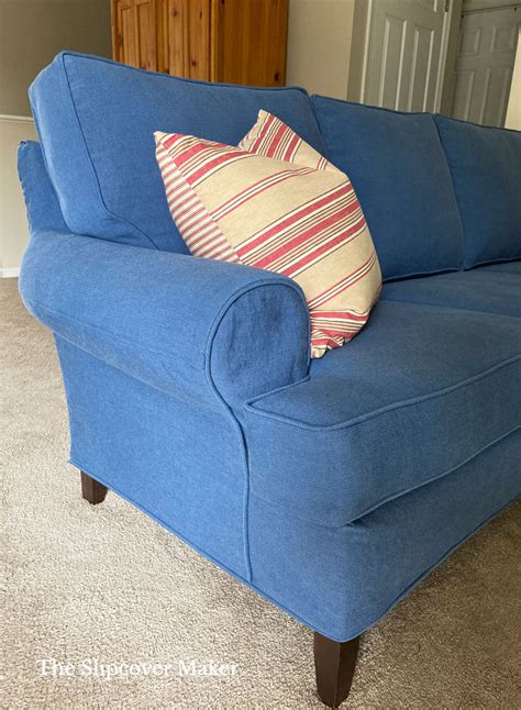 Blue-Sofa-Slipcover-Side – The Slipcover Maker