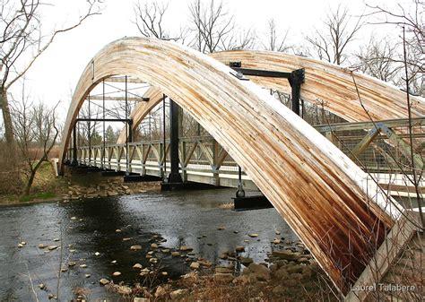 "Wooden Bridge over Alum Creek" by Laurel Talabere | Redbubble