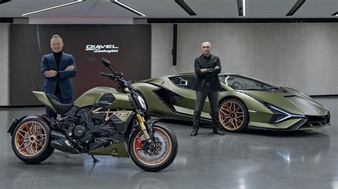 Ducati Diavel 1260 Lamborghini: The Spirit Of The Sián FKP 37 In A Two ...