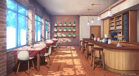 Cafe by Badriel | Episode interactive backgrounds, Anime café, Cafe ...