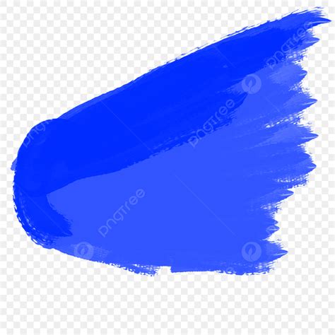 Paint Brush Stroke Clipart Hd PNG, Art Blue Brush Stroke Vector Png ...