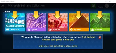 Microsoft Solitaire Collection Games Klondike