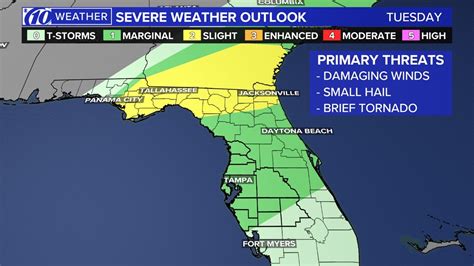 Severe storms possible across Tampa Bay tonight | wtsp.com