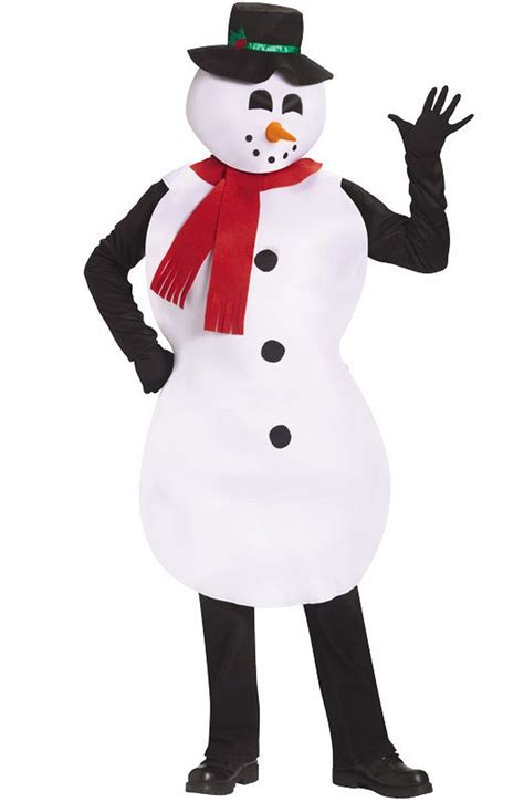 Frosty Jolly Snowman Mascot Adult Standard Halloween Costume * Figure out more regarding the g ...