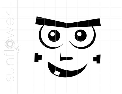 Frankenstein Face SVG Frankenstein Monster Face Clipart - Etsy Australia