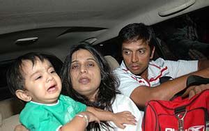 Rahul Dravid Family Photos ~ My 24News and Entertainment