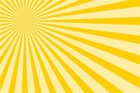 Premium Vector | Yellow sun rays vector background