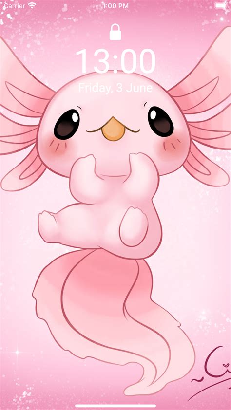 Cute Axolotl - Wallpapers. per iPhone - Download