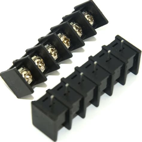 10PCS/lot 8.25mm 6Pins PCB Screw Terminal Block Connector 300v 20A free shipping-in Terminal ...