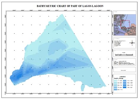 Bathymetry map of the study area. | Download Scientific Diagram