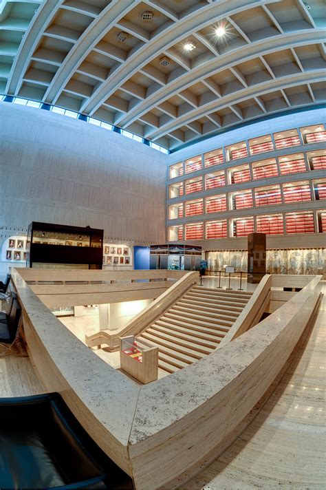 LBJ Library Interior | Dave Wilson Photography