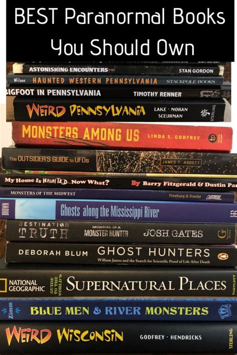 Best Paranormal Books You Should Own | Just Short Of Crazy