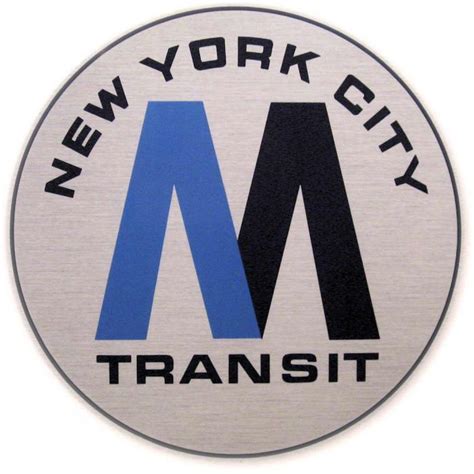 Vintage M Dual Tone NYCT Sticker in 2020 | Logo sticker, New york subway, Logos