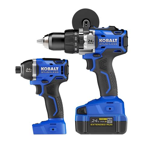 Shop Kobalt 2-Tool 24-Volt Max Lithium Ion Brushless Cordless Combo Kit at Lowes.com