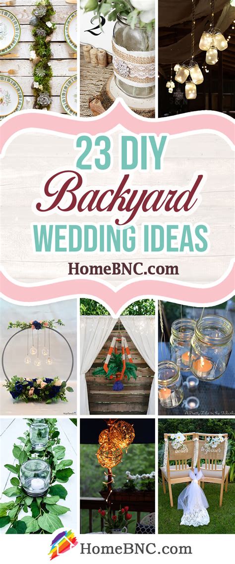 23 Best DIY Backyard Wedding Ideas for 2023