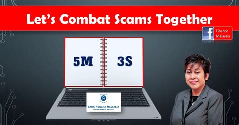 Finance Malaysia Blogspot: BNM: 5M and 3S to Combat Scams