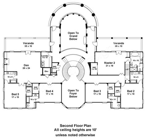 Doneraile Court House Plan - Doneraile Court House Plan Second Floor ...