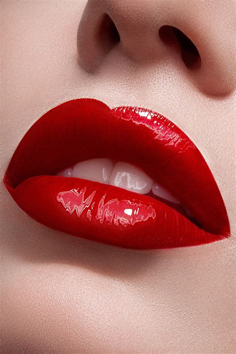 #red #kirmizi #lip #redlip | Lipstick for fair skin, Red lips, Pink lips