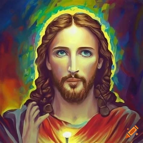 Beautiful artwork of jesus on Craiyon