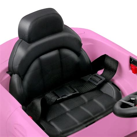 Kids Ride On Car Battery Electric Toy Remote Control Pink Cars Dual ...