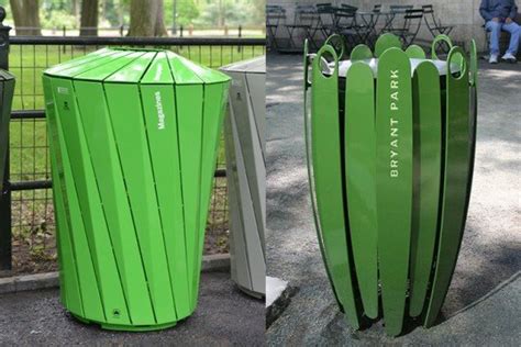 Custom-Made Designer Trash Bins Pop Up in NYC Parks