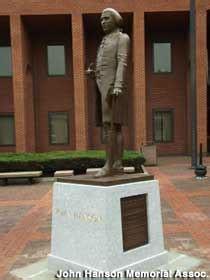 Frederick, MD - Statue of John Hanson, First U.S. President