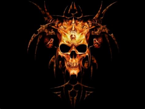 skulls, 720P, occult, satanic, dark, evil, demon, skull HD Wallpaper