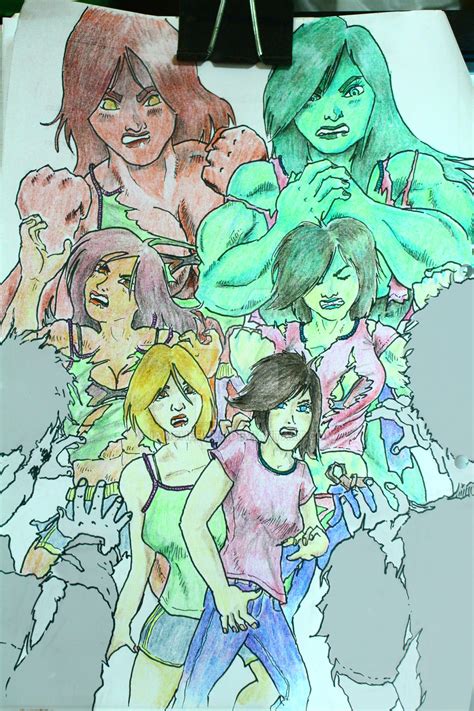 SHE HULK TRANSFORMATION SEQUENCE by IAmSheHulk on DeviantArt