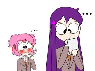 Natsuki shares the wrong poem : r/DDLC