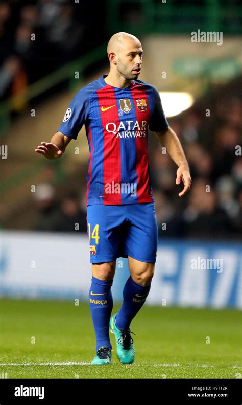 Javier Mascherano, Barcelona Stock Photo - Alamy