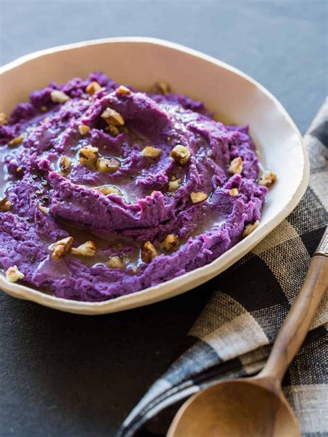 Mashed Purple Sweet Potatoes | Side dish recipe | Spoon Fork Bacon