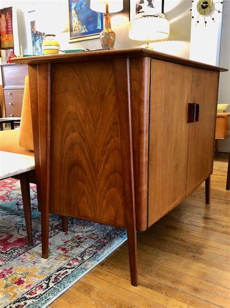 Mid Century Modern Walnut Bar Cabinet 1960’s | Circa