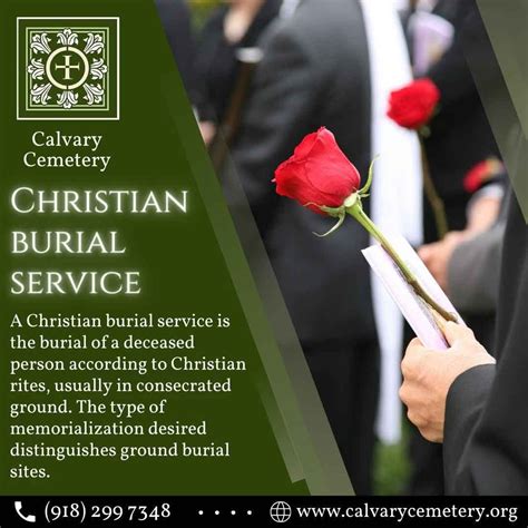 Christian burial service - Calvarycemetery - Medium